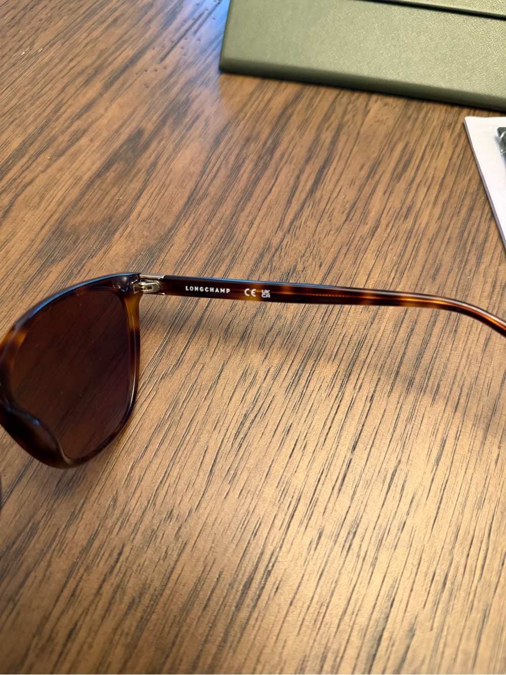 Longchamp Le Pliage Cat Eye Sunglasses Havana Tortoise LO659S With Case - Picture 4 of 4